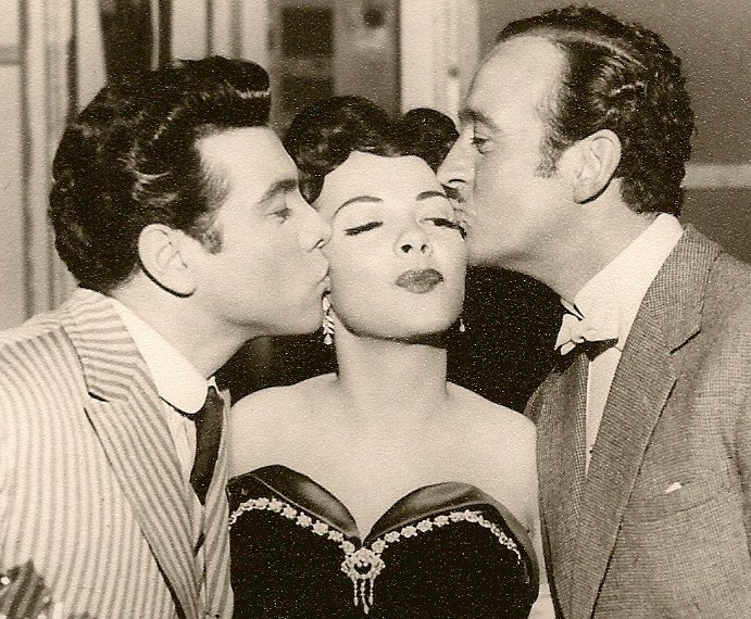 Mario Lanza Kathryn Grayson and David Niven The Toast of New Orleans 1950