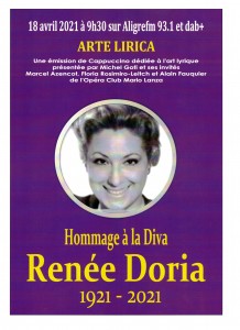 Hommage Renée Doria